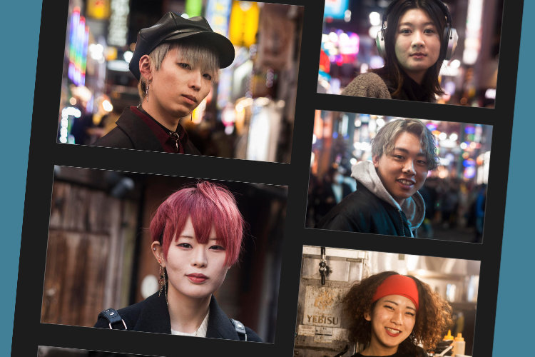 People on the street in Tokyo